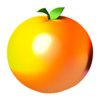 orange  3D  AI Generated png