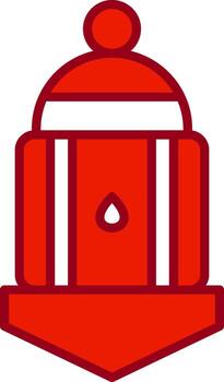 icono de vector de linterna