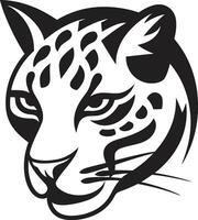 Mystic Spots Vector Ocelot Symbol Silent Predator Ocelot Logo in Black