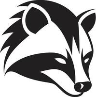 Badger Monogram Design Badger Royal Crest vector