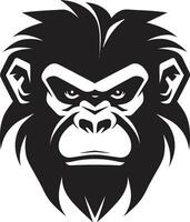 Baboon Sovereign Seal African Baboon Logo vector