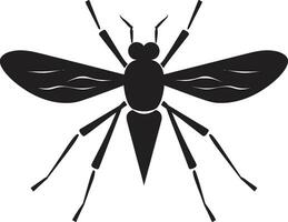 Mosquito Symbolic Artwork Futuristic Mosquito Logo vector