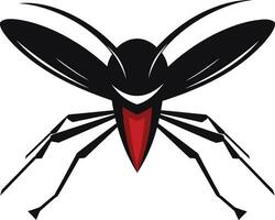 Geometric Mosquito Iconography Abstract Mosquito Vector Symbol