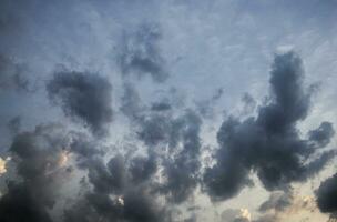 Cloudy sky for natural background and wallpaper. photo