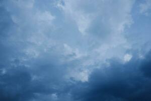 Dramatic cloud and sky background. photo