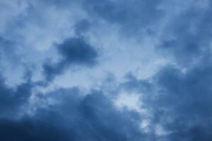 Dramatic cloud and sky background. photo