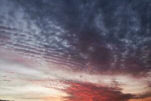 Dramatic cloud and sky background. photo