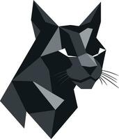 gato montés vector un salvaje gato con un salvaje espíritu gato montés vector diseño un salvaje depredador animal