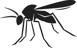 geométrico mosquito simbolismo mosquito artístico vector