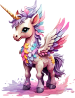 fofa bebê pegasus ai generativo png