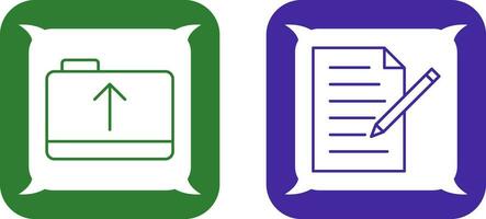 folder and edit document  Icon vector