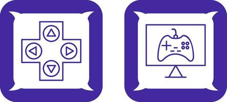 Gaming Control and Online Games Icon vector