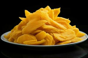 Fragrant Dried mango. Generate Ai photo
