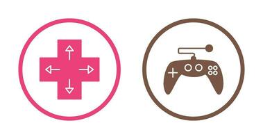 Direction Key and Gaming Control Icon vector