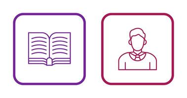 Book and Judge Icon vector