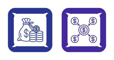 Saving and Distribution Icon vector