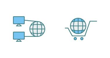 Internet Connectivity and Global Icon vector