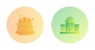 Wedding and Church Icon vector