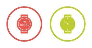 Sports Watch and Wrist Watch Icon vector