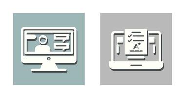 Internet and Scores Icon vector