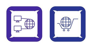 Internet Connectivity and Global Icon vector