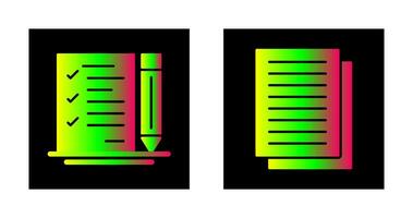 acuerdo y documento icono vector