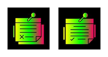 Note and Note Icon vector