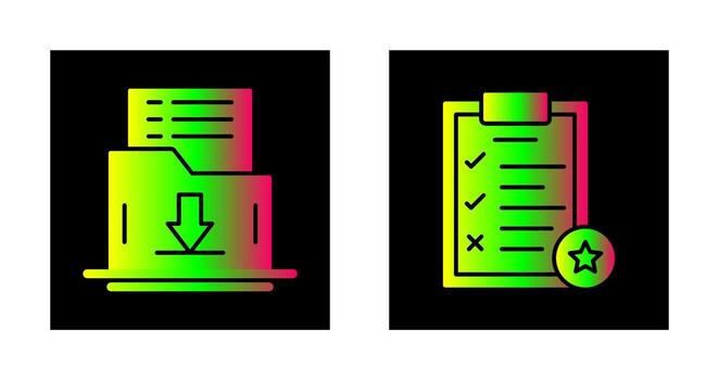 salvar lista y tarea lista icono vector