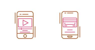 Video and Payment Method Icon vector