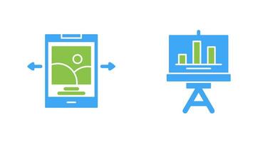 Swipe and Finance Icon vector
