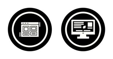 Layout and Usability Icon vector