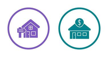 Rent and Residential Icon vector