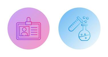 Identity and Lab Icon vector