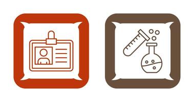 Identity and Lab Icon vector