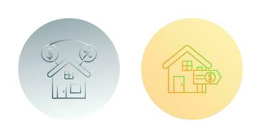 Mortgage and Sale Icon vector