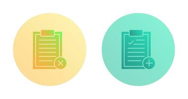 Rejected and Add Icon vector