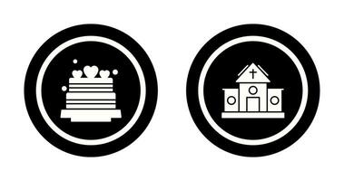 Wedding and Church Icon vector