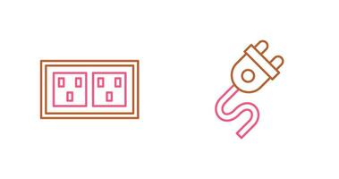 Socket and Plug Icon vector