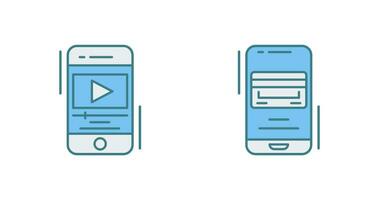 Video and Payment Method Icon vector