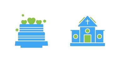 Wedding and Church Icon vector