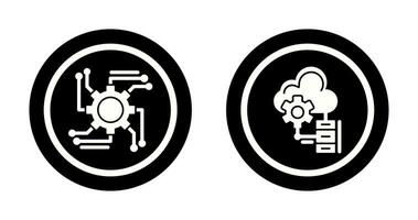 Automation and Big Data Icon vector