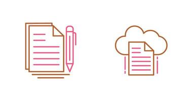 Document and File Icon vector