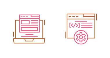Layout and Development Icon vector