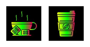 Hot Chocolate and Coffee Icon vector