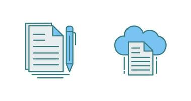 Document and File Icon vector