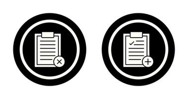 Rejected and Add Icon vector