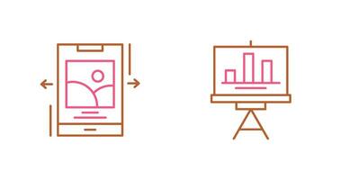 Swipe and Finance Icon vector