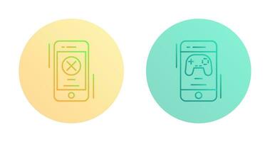 Block and Game Icon vector