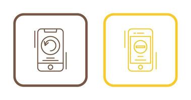 Restart and Remove Icon vector