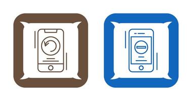 Restart and Remove Icon vector